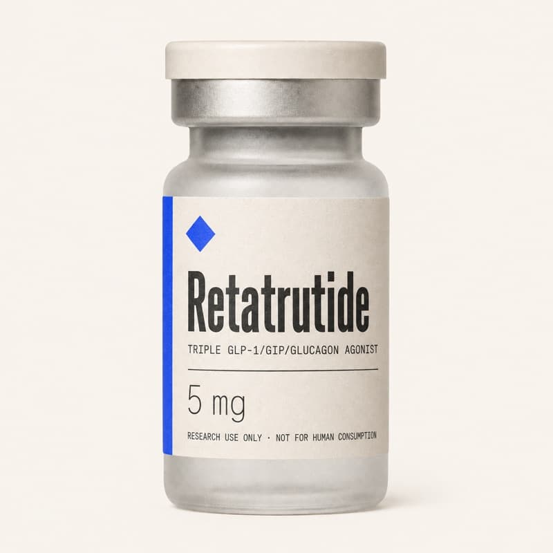 Illustrative label for Retatrutide
