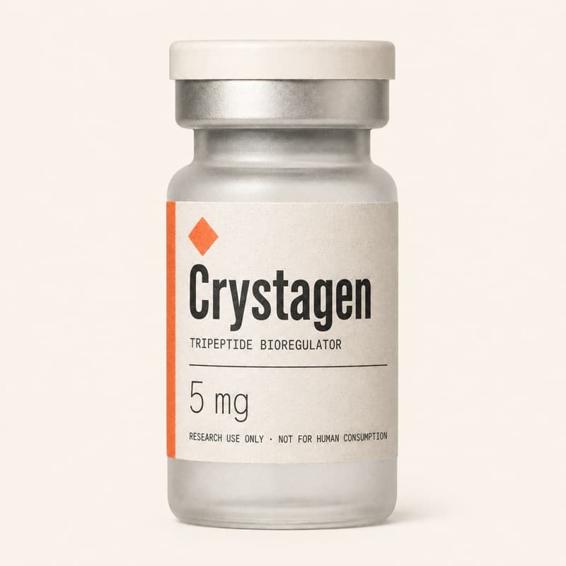 Illustrative label for Crystagen